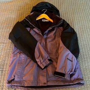Northface HyVent Fleece Lined Ski Coat